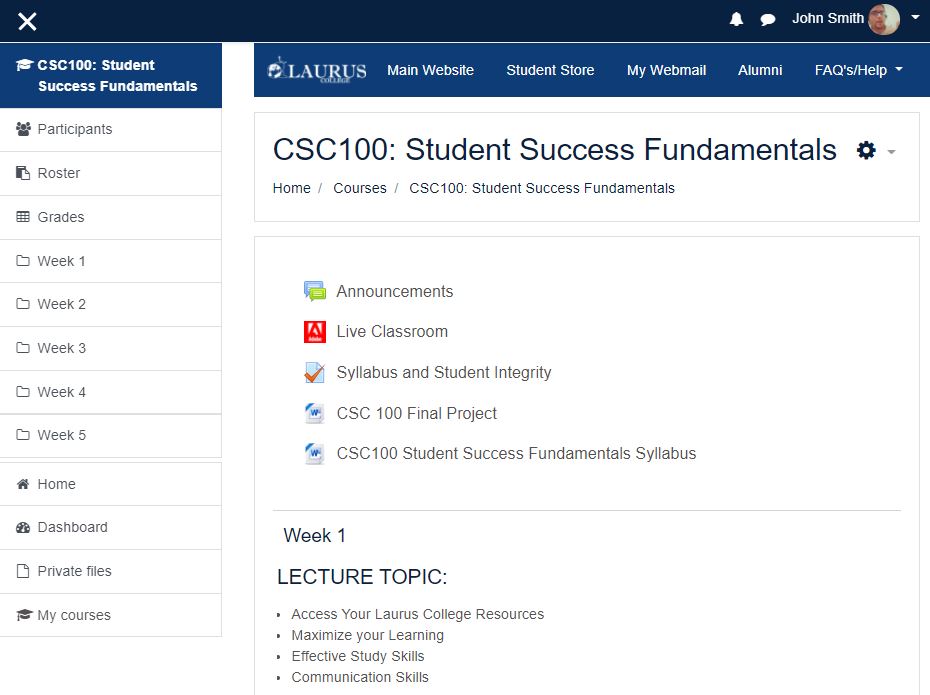 csc100-portal-screenshot