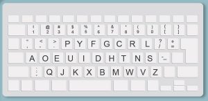Dvorak Keyboard Layout to Learn to Touch Type