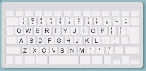 QWERTY Keyboard Layout to Learn to Touch Type